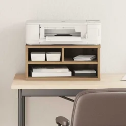 vidaXL Electrónica-Soporte para Impresora Roble artesanal 49 x 40 x 22.5 cm