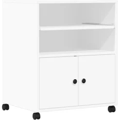 vidaXL Electrónica-Soporte para impresora con ruedas 60x48x74 cm