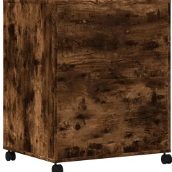 vidaXL Electrónica-Soporte para impresora con ruedas 60x48x74 cm