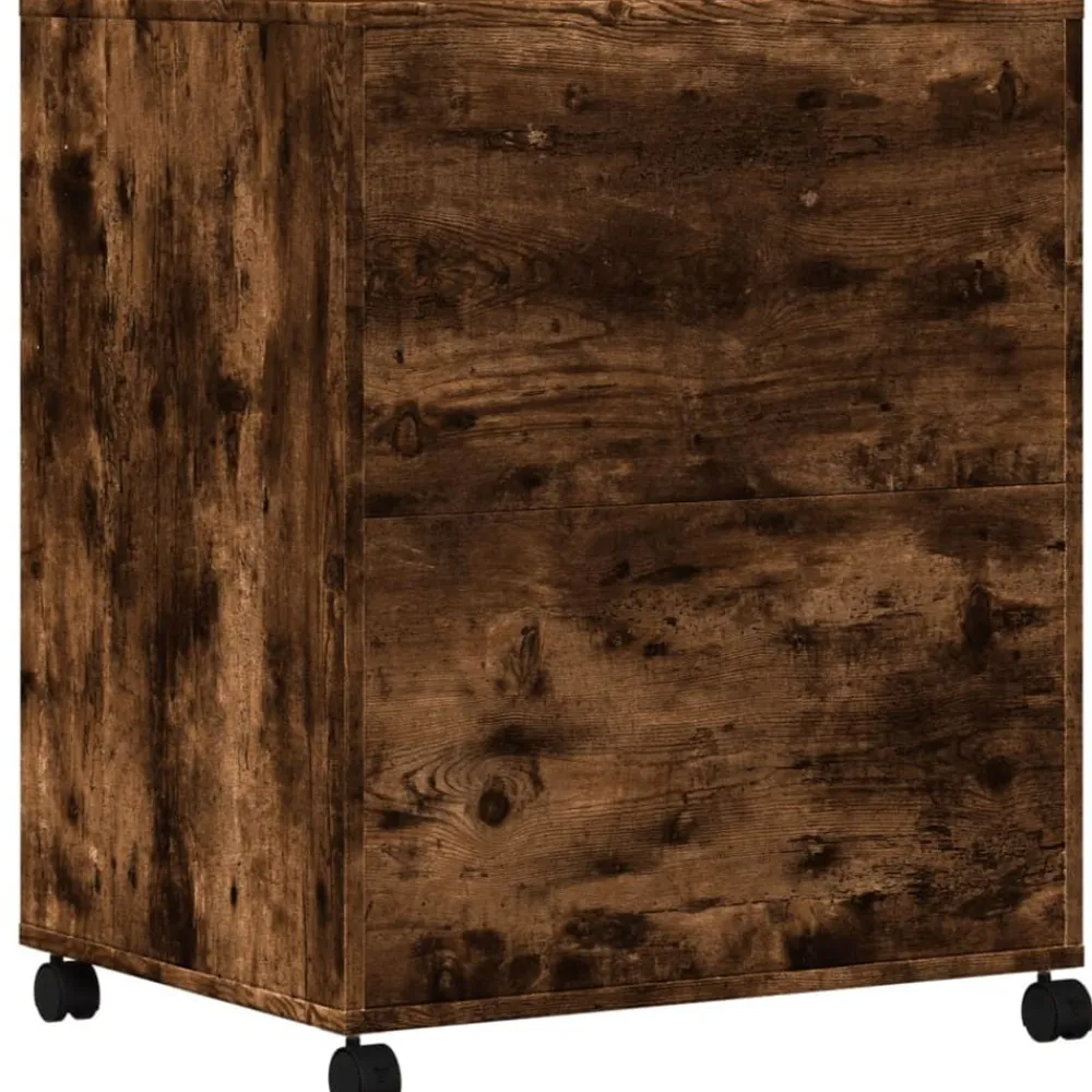 vidaXL Electrónica-Soporte para impresora con ruedas 60x48x74 cm
