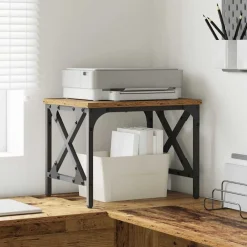 vidaXL Electrónica-Soporte para Impresora Ajustable 40 x 30 x 31 cm