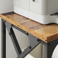 vidaXL Electrónica-Soporte para Impresora Ajustable 40 x 30 x 31 cm