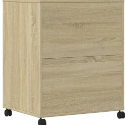 vidaXL Electrónica-Soporte para impresora con ruedas 60x48x74 cm
