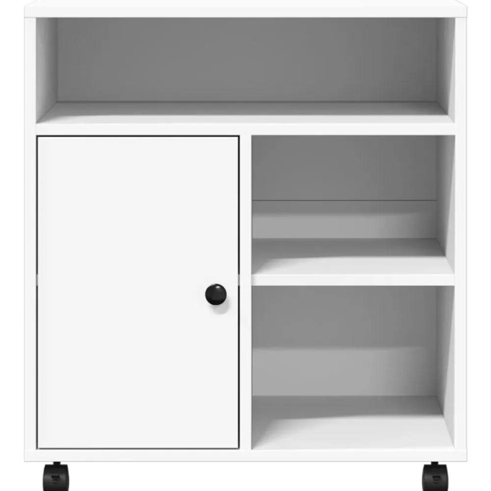 vidaXL Electrónica-Soporte para impresora con ruedas 60x50x67 cm