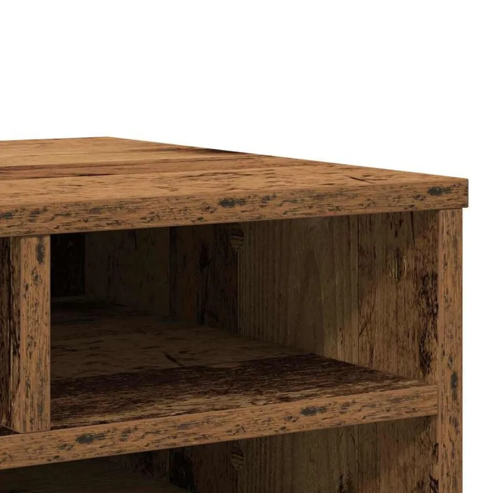 vidaXL Soporte para Impresora Madera vieja 49 x 40 x 22.5 cm Madera envejecida Hot