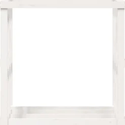 vidaXL Accesorios Para Hornos De Leña Y Chimeneas-Soporte para leña de exterior madera pino 108x52x106 cm