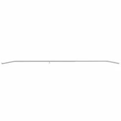 vidaXL Accesorios De Bricolaje-Soporte para lona para remolques 3 pcs Plateado 130-210 cm