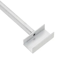 vidaXL Accesorios De Bricolaje-Soporte para lona para remolques 3 pcs Plateado 130-210 cm