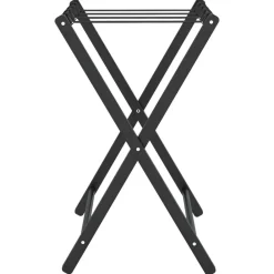 vidaXL Soporte para maletas bambú negro 68,5x38x58 cm Discount