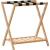 vidaXL Soporte para maletas bambú 68x38x58 cm