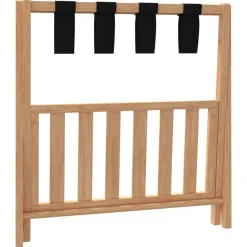 vidaXL Soporte para maletas bambú 68x38x58 cm