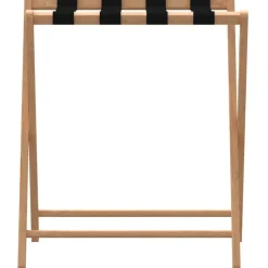 vidaXL Maletas Y Bolsos De Viaje-Soporte para maletas bambú 68,5x38x58 cm