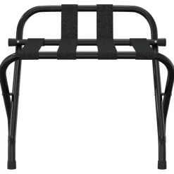 vidaXL Soporte para maletas con respaldo 56x39x52 cm Negro New