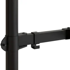 vidaXL Soporte para monitor acero negro VESA 75/100 mm Hot
