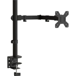 vidaXL Soporte para monitor acero negro VESA 75/100 mm Hot