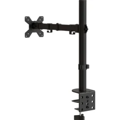vidaXL Soporte para monitor acero negro VESA 75/100 mm Hot