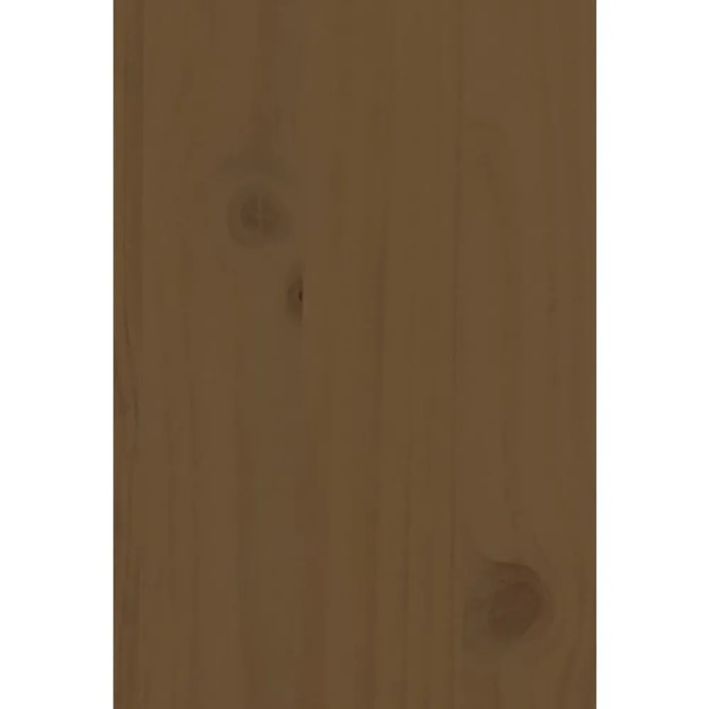 vidaXL Electrónica-Soporte para monitor madera maciza pino marrón miel 81x20x30 cm