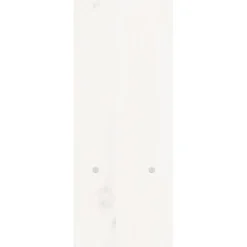vidaXL Soporte para monitor madera maciza pino (39-72)x17x43 cm Blanco Outlet