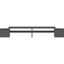 vidaXL Electrónica-Soporte para monitor madera maciza de pino 100x27,5x15 cm