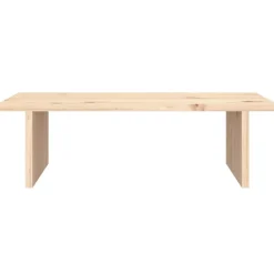 vidaXL Soporte para monitor madera maciza de pino 50x27x15 cm Natural Hot