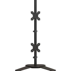 vidaXL Soporte para monitor doble acero negro VESA 75/100 mm Discount