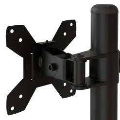 vidaXL Soporte para monitor doble acero negro VESA 75/100 mm Discount