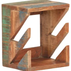 vidaXL Soporte para monopatín de pared madera reciclada 25x20x30 cm New