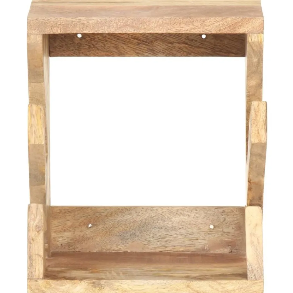 vidaXL Piezas Y Accesorios Para Vehículos-Soporte para monopatín de pared madera de mango 25x20x30 cm