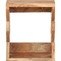 vidaXL Piezas Y Accesorios Para Vehículos-Soporte para monopatín de pared madera de acacia 25x20x30 cm