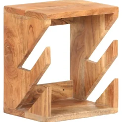 vidaXL Piezas Y Accesorios Para Vehículos-Soporte para monopatín de pared madera de acacia 25x20x30 cm