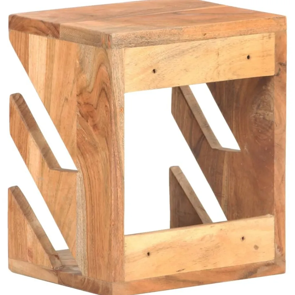 vidaXL Piezas Y Accesorios Para Vehículos-Soporte para monopatín de pared madera de acacia 25x20x30 cm
