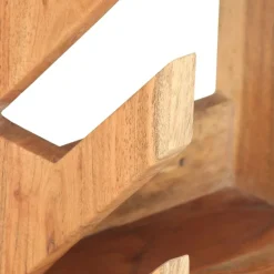 vidaXL Piezas Y Accesorios Para Vehículos-Soporte para monopatín de pared madera de acacia 25x20x30 cm