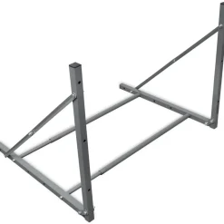 vidaXL Piezas Y Accesorios Para Vehículos-Soporte para neumáticos acero plateado