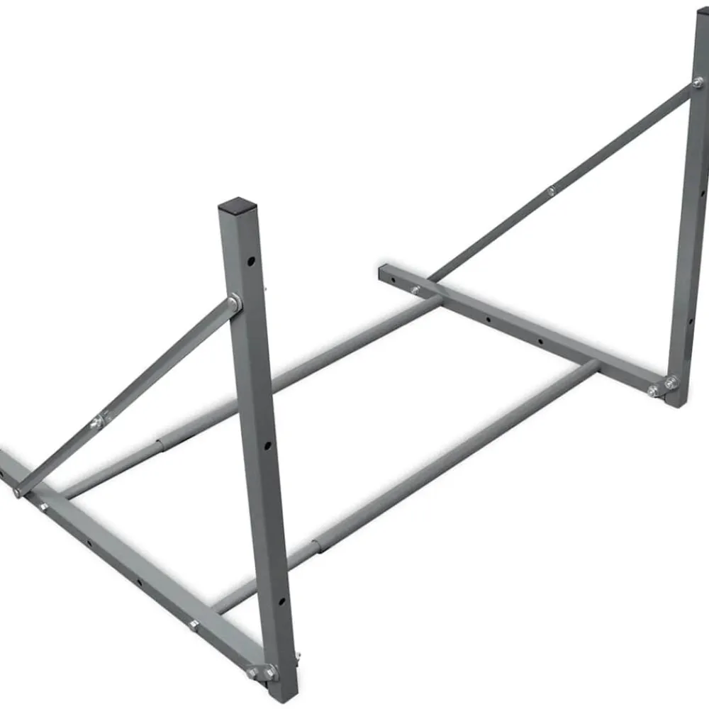 vidaXL Piezas Y Accesorios Para Vehículos-Soporte para neumáticos acero plateado