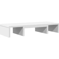 vidaXL Electrónica-Soporte para pantalla ajustable madera 60x24x10,5 cm