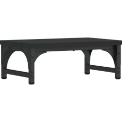 vidaXL Soporte para pantalla madera de ingeniería 37x23x14 cm Negro Discount