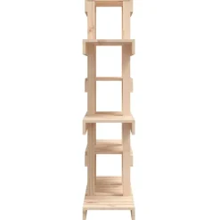 vidaXL Jardín-Soporte para plantas madera maciza de pino 85x25x109,5 cm