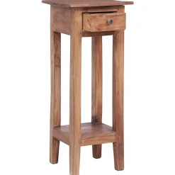 vidaXL Soporte para plantas madera maciza de caoba 30x30x75 cm Hot