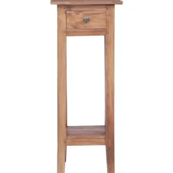 vidaXL Soporte para plantas madera maciza de caoba 30x30x75 cm Hot