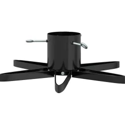 vidaXL Soporte para Árbol de Navidad 50 x 50 x 15,5 cm Acero Negro Sale