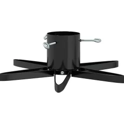 vidaXL Soporte para Árbol de Navidad 50 x 50 x 15,5 cm Acero Negro Sale