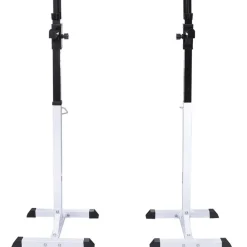 vidaXL Soporte para sentadillas con barra y mancuernas 30,5 kg Discount