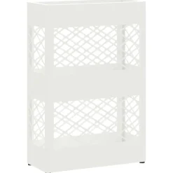 vidaXL Soporte para sombrilla 28 x 12 x 41 cm Acero White Best