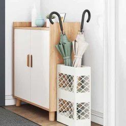 vidaXL Soporte para sombrilla 28 x 12 x 41 cm Acero White Best