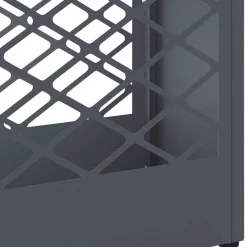 vidaXL Soporte para sombrilla 28 x 12 x 41 cm Acero Antracita Outlet