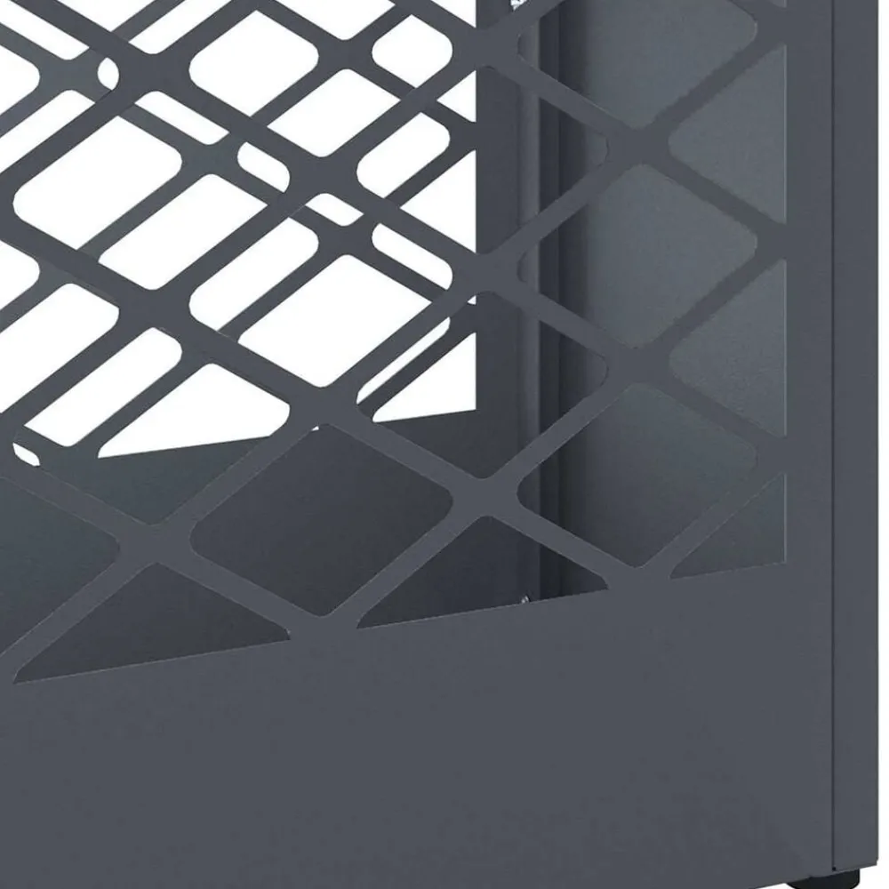 vidaXL Soporte para sombrilla 28 x 12 x 41 cm Acero Antracita Outlet