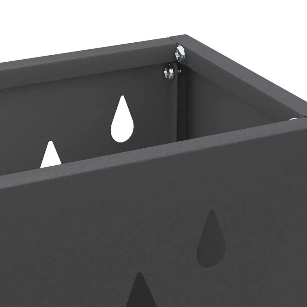 vidaXL Productos Del Hogar-Soporte para sombrilla 28 x 12 x 41 cm Acero