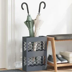 vidaXL Productos Del Hogar-Soporte para sombrilla 28 x 12 x 41 cm Acero