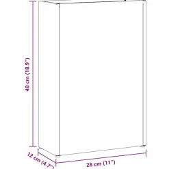 vidaXL Productos Del Hogar-Soporte para sombrilla 28 x 12 x 41 cm Acero