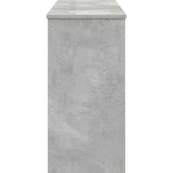 vidaXL Arte Y Ocio-Soporte para teclado Gris Concreto 120 x 32 x 64 cm